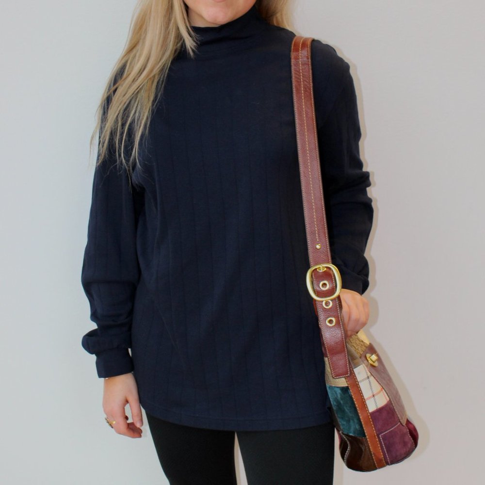 John Ashford Mock Turtle Neck Long Sleeve Shirt -